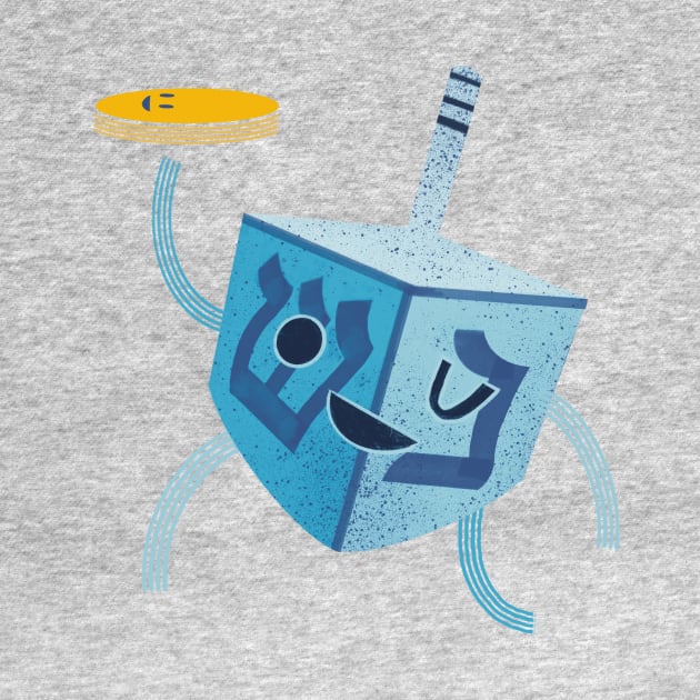 Dreidel Dreidel Dreidel by Kath Waxman Illustration